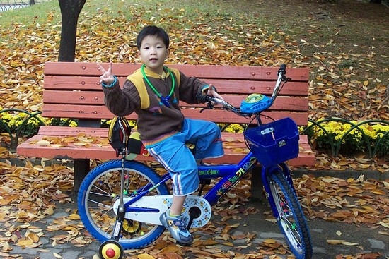 가을날의 동화~낙엽속으로. 분위기있게 첫 시승식은 낙엽버전으로.