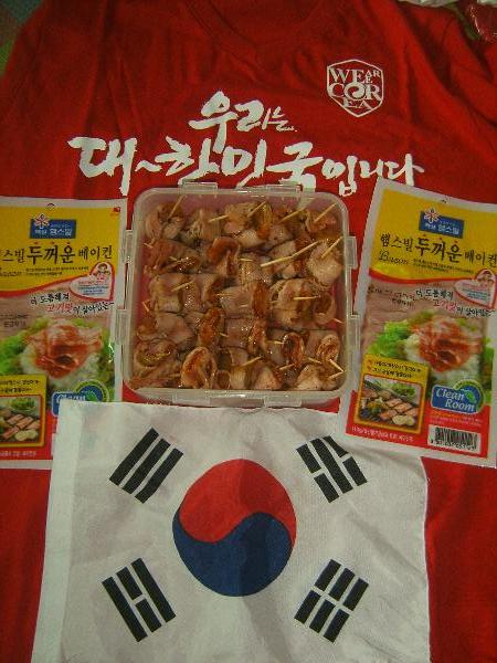 두꺼운 베이컨도 대한민국! 짝짝짝짝짝!