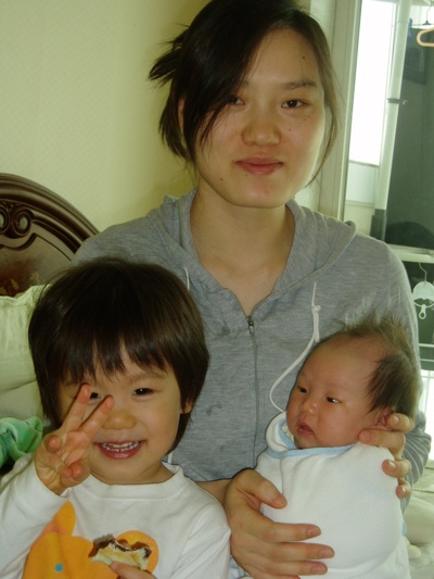 우리 둘째 낳고 나서 힘든모습