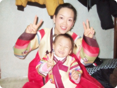 예쁜숙모가 생겼어요~~