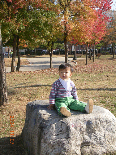단풍든 공원에서...