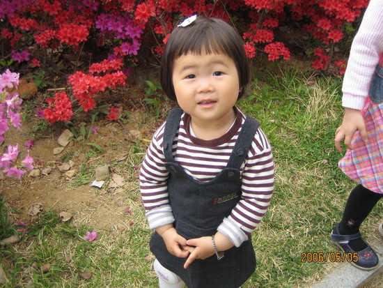 우리 은영이 1년 동안 많이 자랐어요,,,