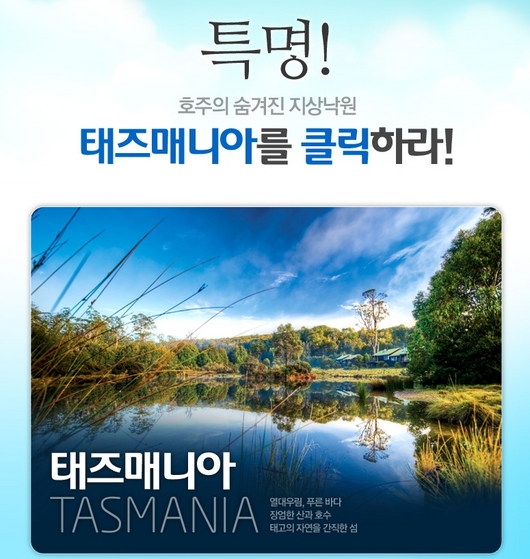 쿠팡의 태즈매니아 이벤트 하면 제주도가?