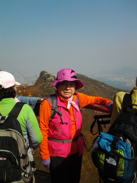 관악산에서본 가을풍경