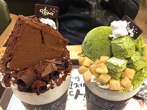 달달한거 생각날때 좋아요 ㅋㅋ 설빙에서 초코티라미수 설빙고 먹고왔어요~ 맛있쪄요^^
