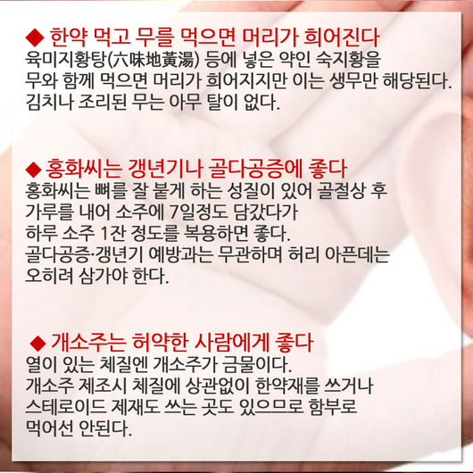 잘못된 민간요법 상식