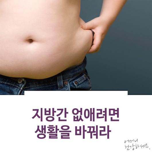 지방간 없애려면 생활을 바꿔라