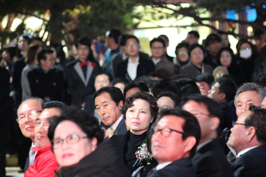 해운대구청 열린정원 준공식 참석한 새누리당 허옥경 전 해운대구청장