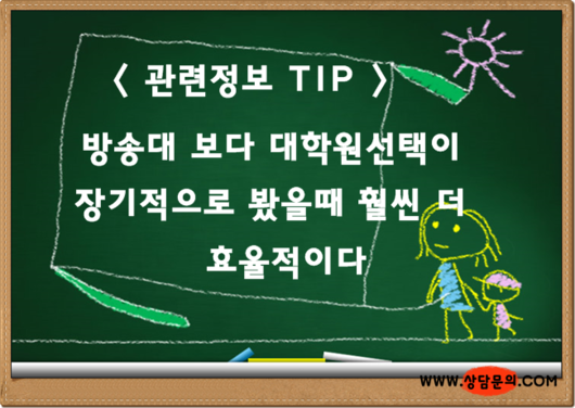 방송대 유교과 탈락? 오히려 잘됐다.