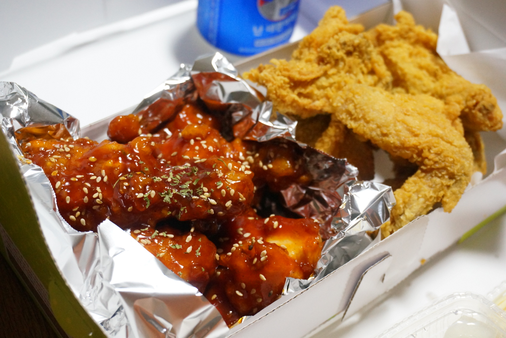 치킨매니아 반반치킨은 역시 진리!