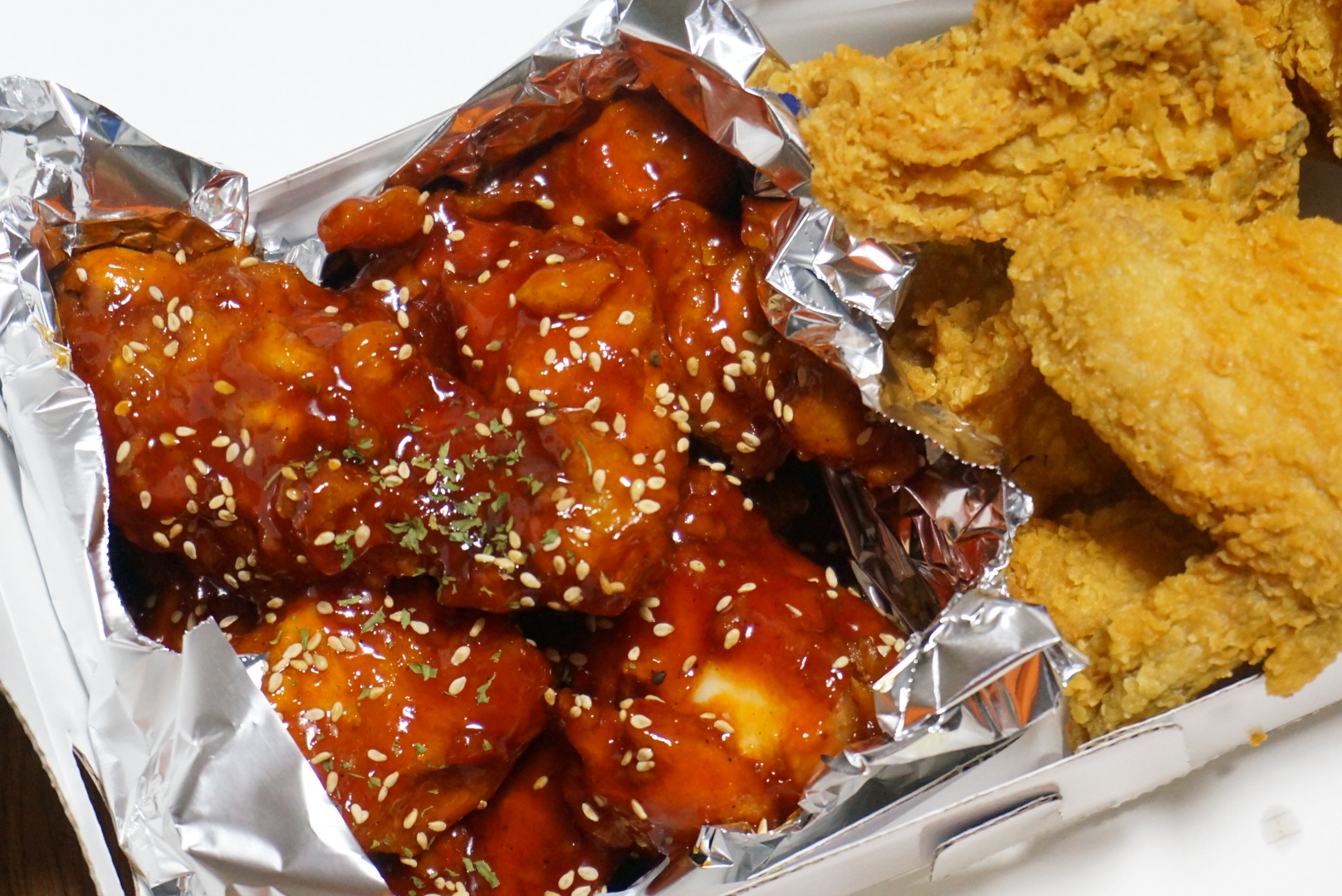 치킨매니아 반반치킨은 역시 진리!