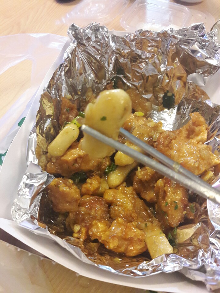 치킨매니아 마늘치킨 넘나 맛있는 거~