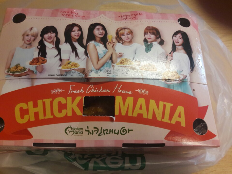 치킨매니아 마늘치킨 넘나 맛있는 거~