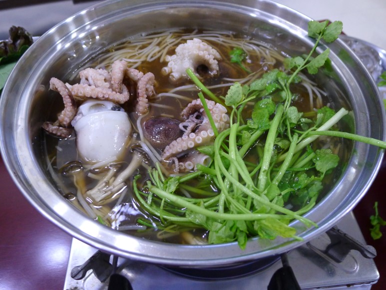 봄미나리와 알찬 쭈꾸미..