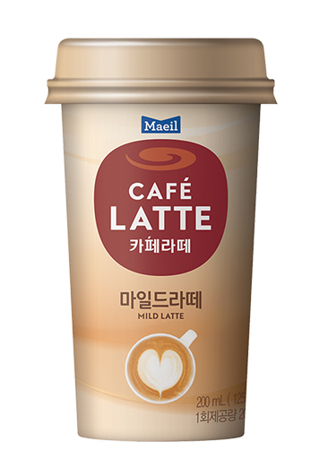 [GS25] 매일유업 카페라떼 마일드컵 200ml