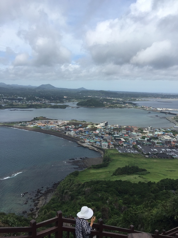 제주 성산일출봉이에요