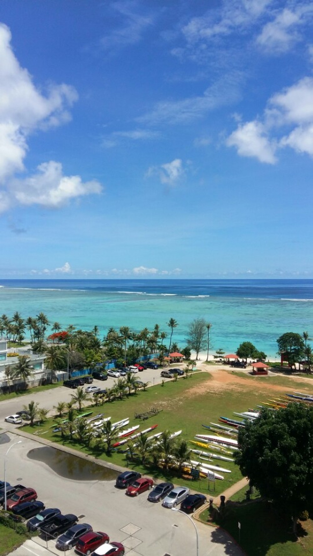 괌의 바닷가 풍경
