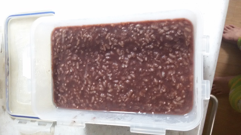 겨울 동지에 친정엄마가..