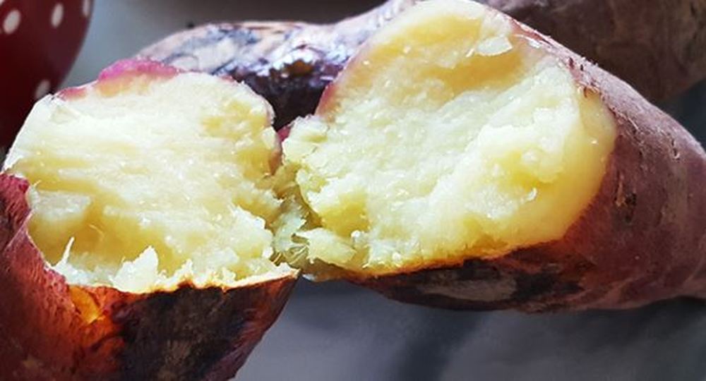 저녁간식으로는 고구마 ..