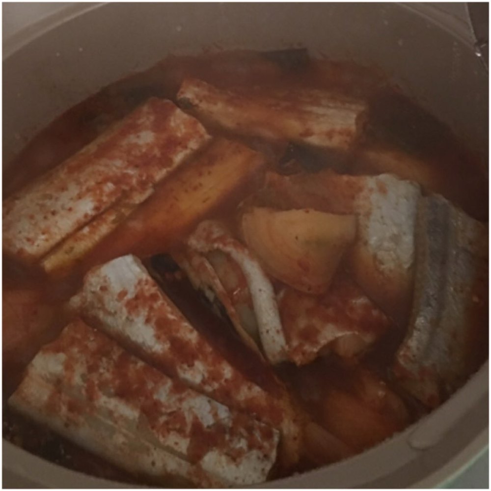 오늘은 갈치가 세일을 ..