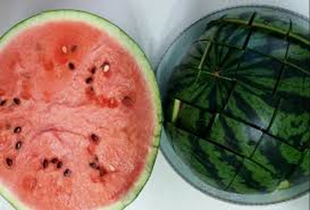 수박 편리하게 자르는법