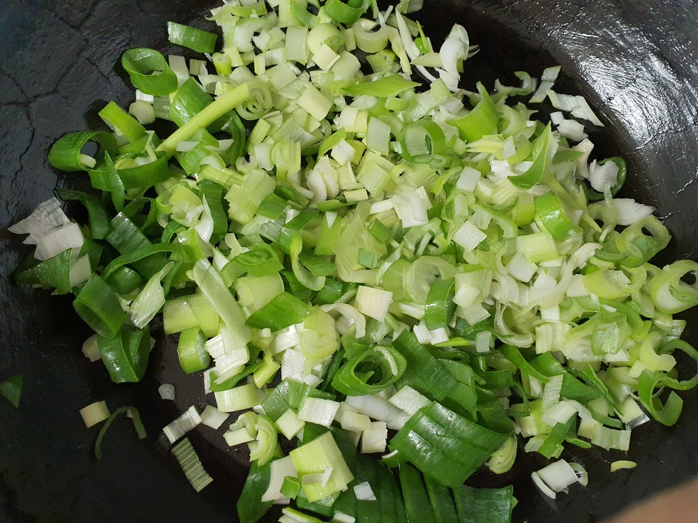 양배추 스팸 덮밥