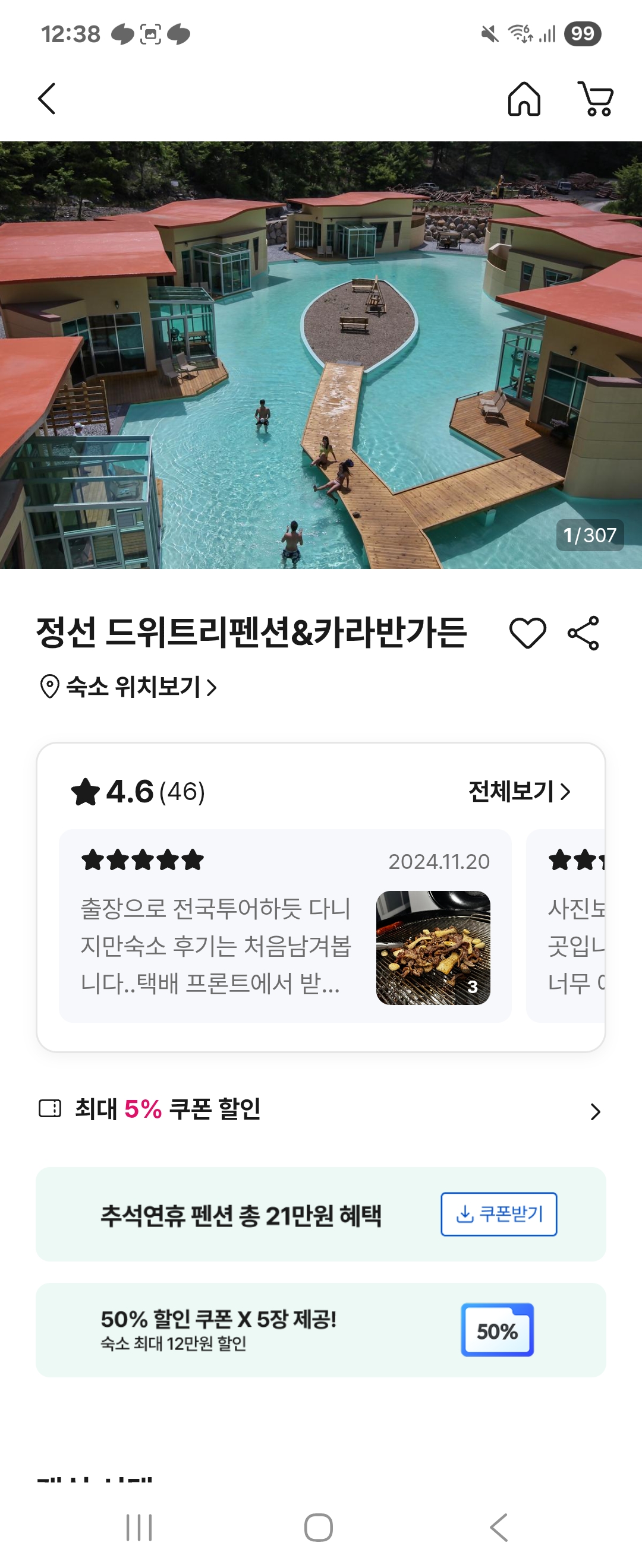 정선 드위트리 펜션 가..