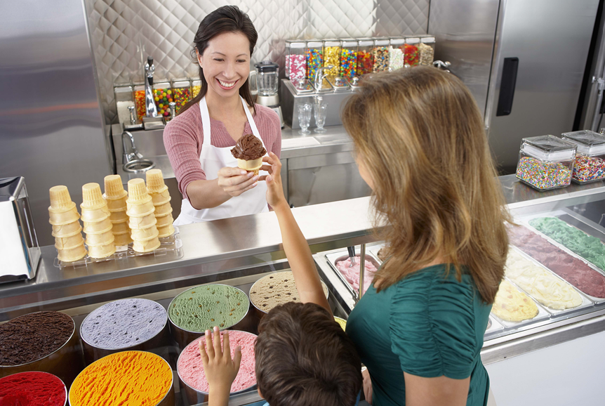 아이스크림으로 성별을 ..