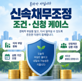 신속채무조정 조건 후기..